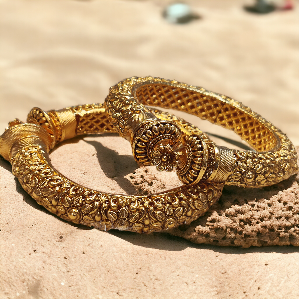 Gold Earrings Bangles Models In Khazana Bridal Jewellery Khazana