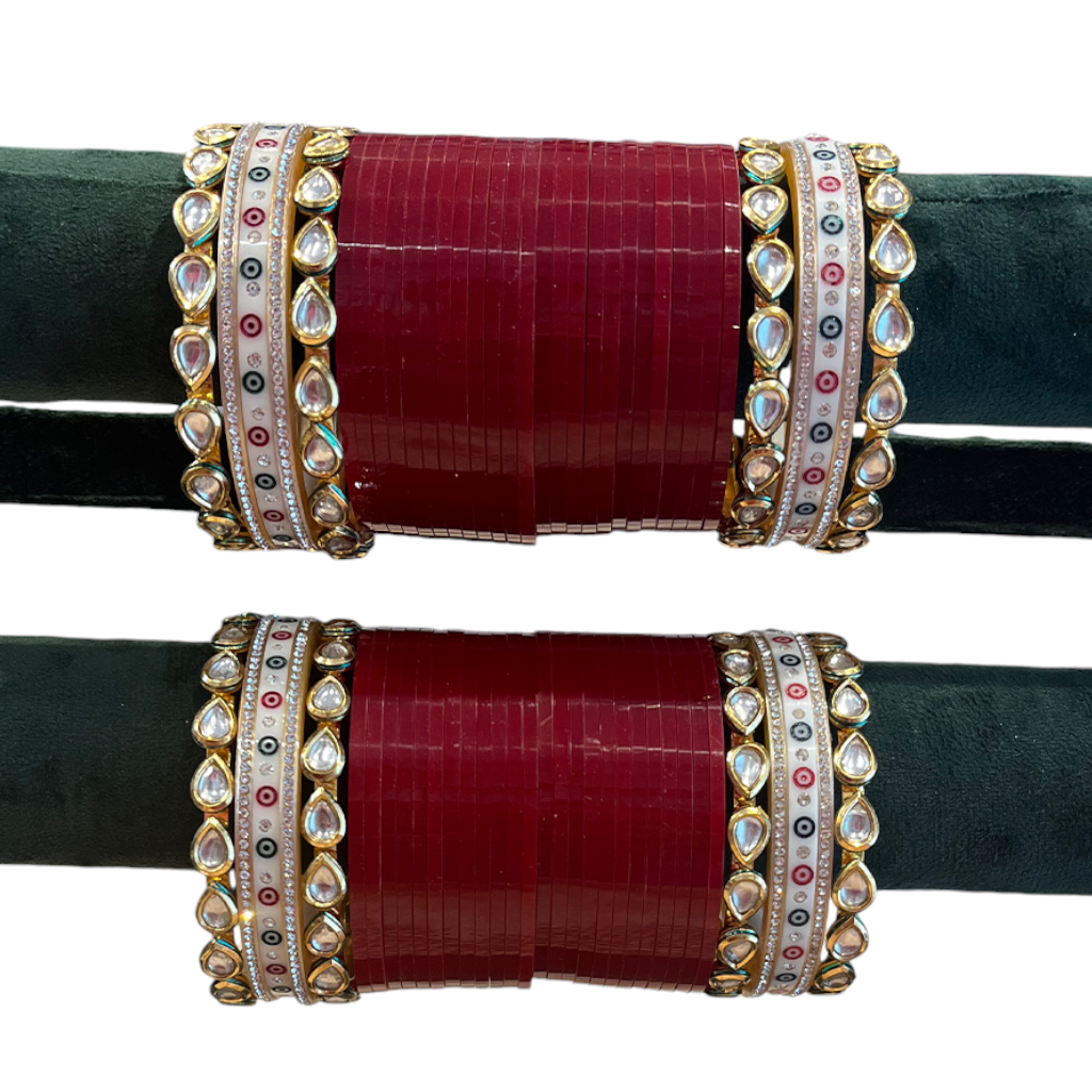 Garnisha Kundan Bridal Chuda Set