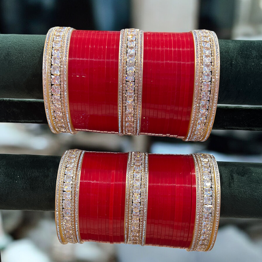 Garnisha AD Bridal Chuda Set