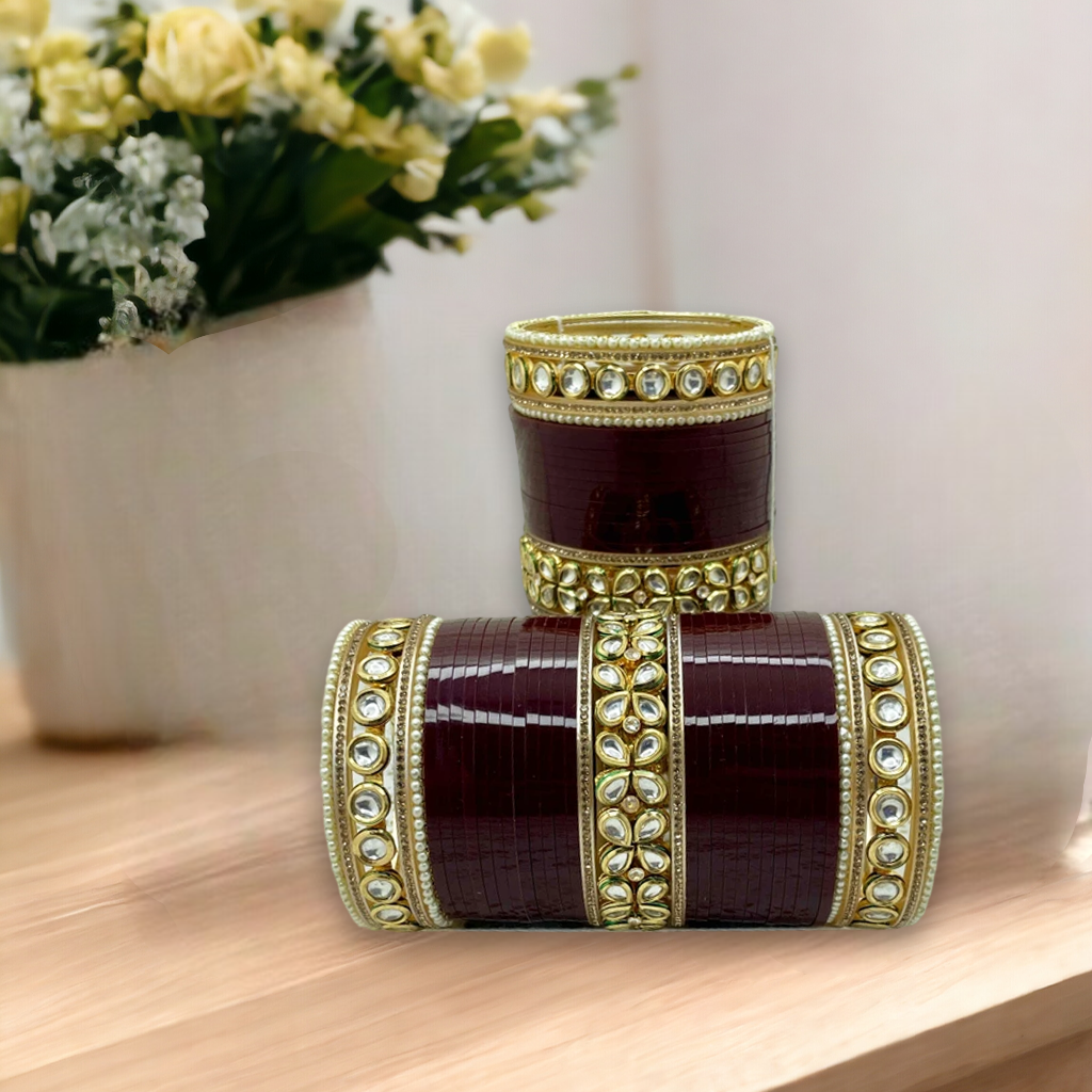 Garnisha Kundan Chuda Set