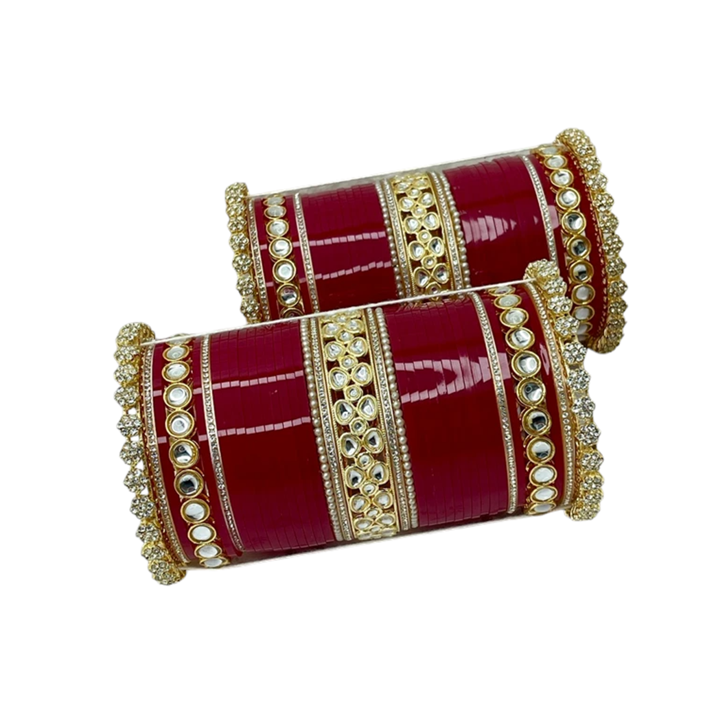 Garnisha Kundan Chuda Set