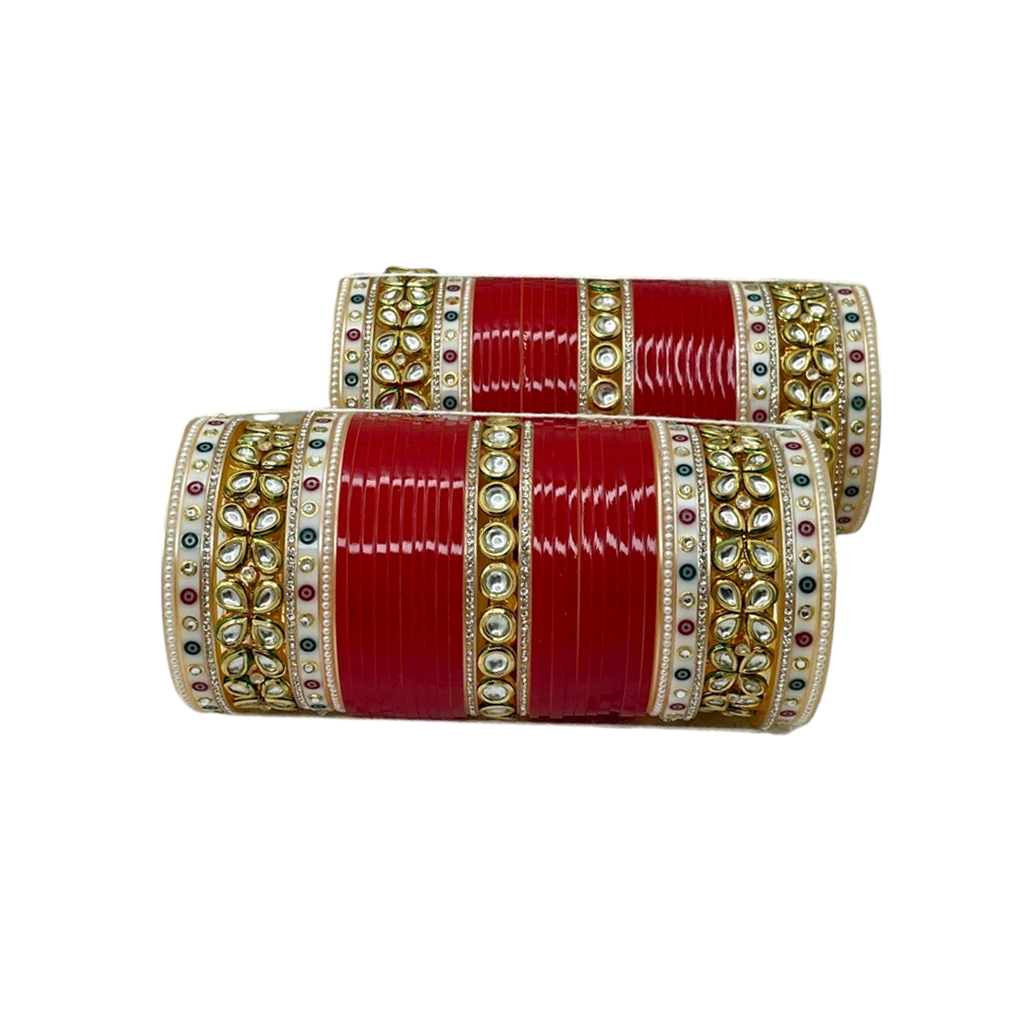 Garnisha Kundan Chuda Set