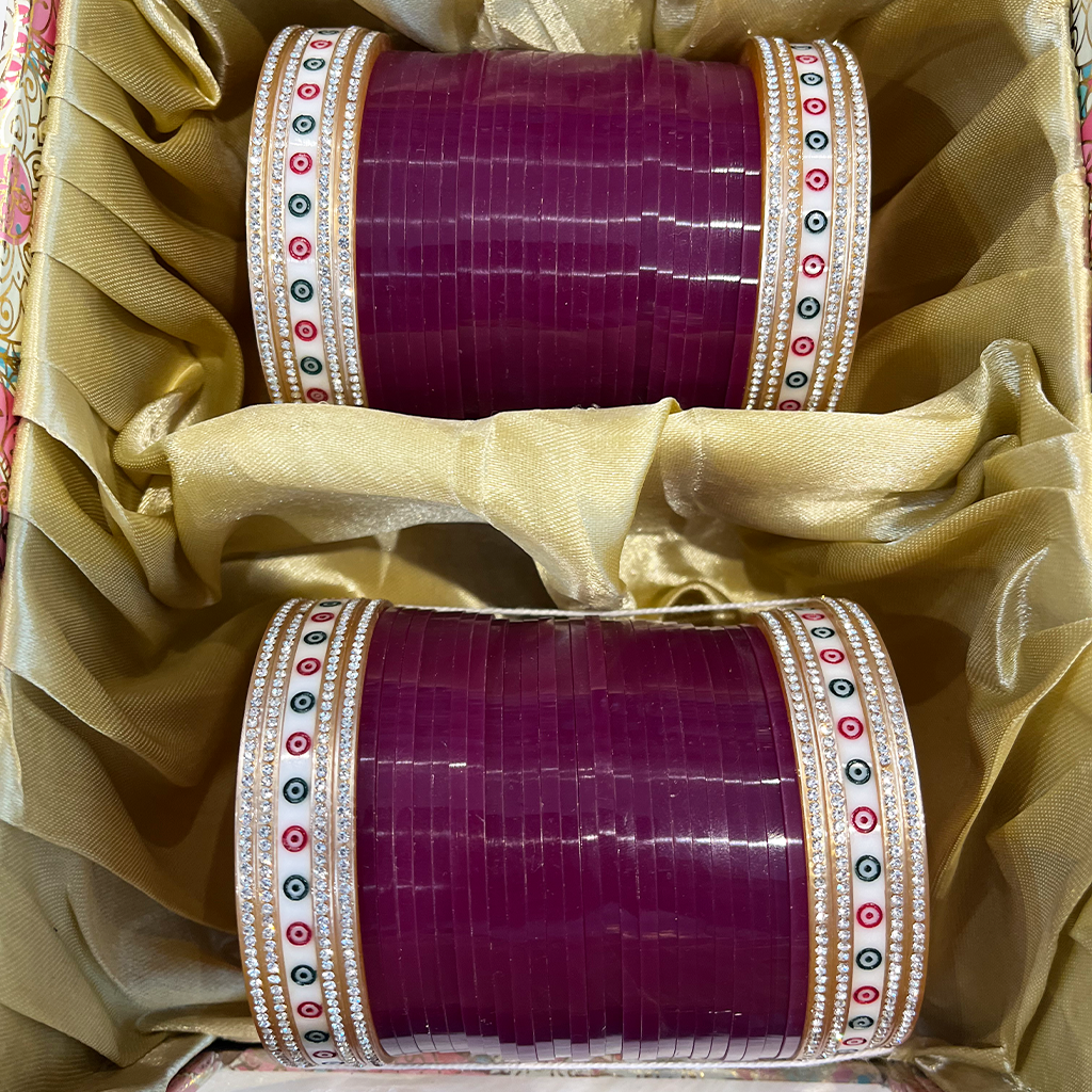 Simaran Purple Chuda