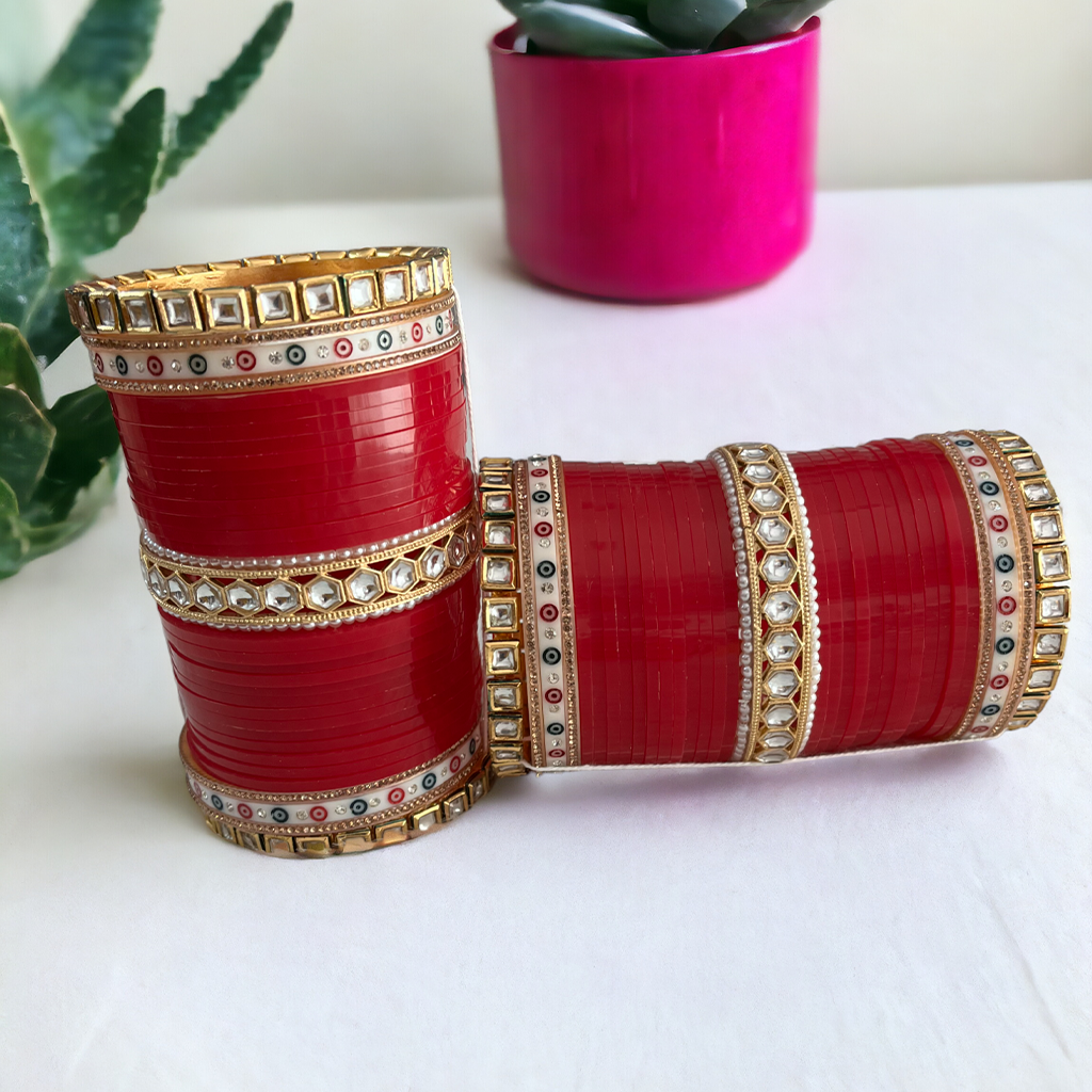 Kundan Bridal Chuda Set