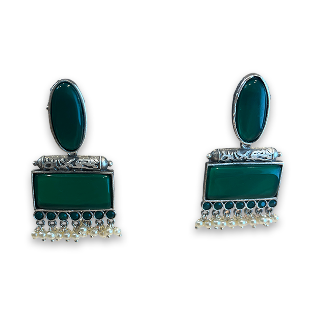 Garnisha Sliver Replica Earrings