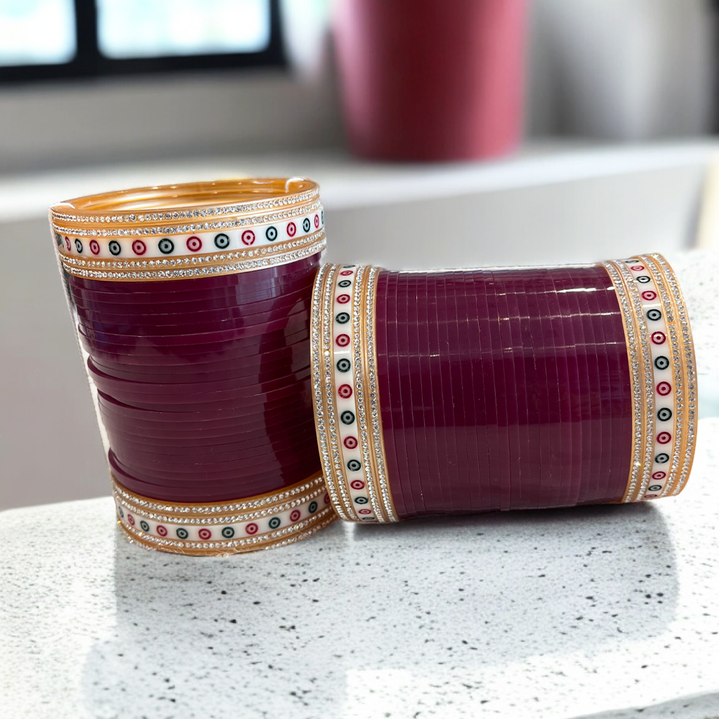 Simaran Purple Chuda
