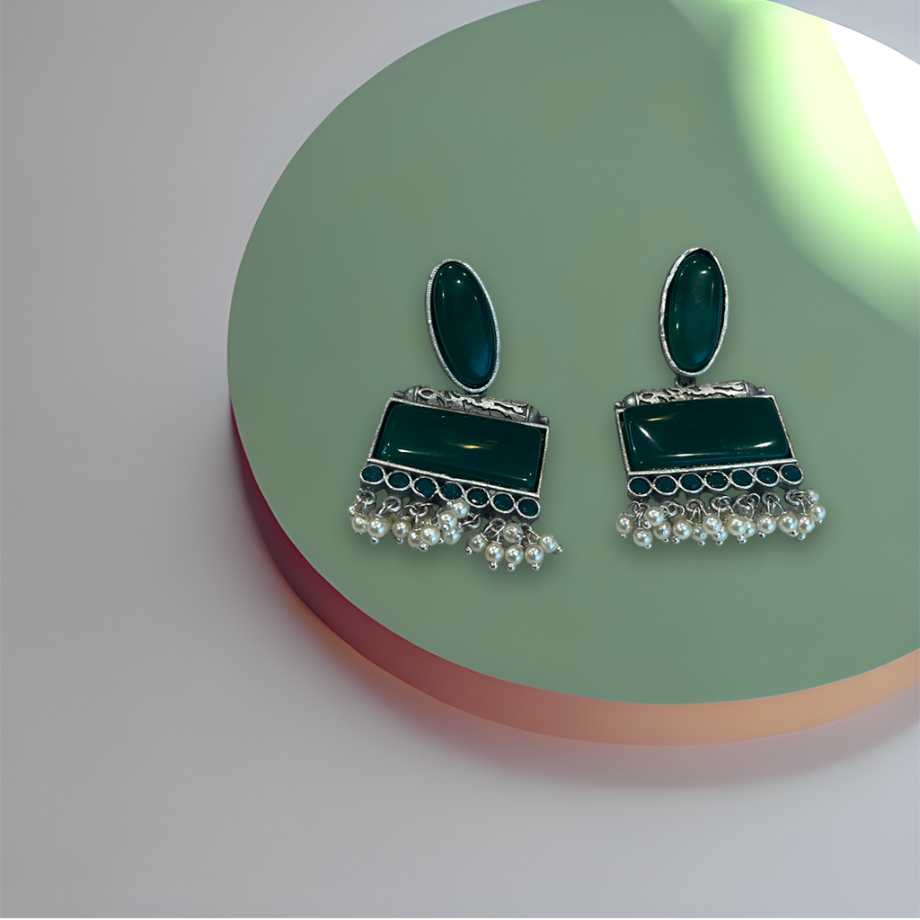 Garnisha Sliver Replica Earrings