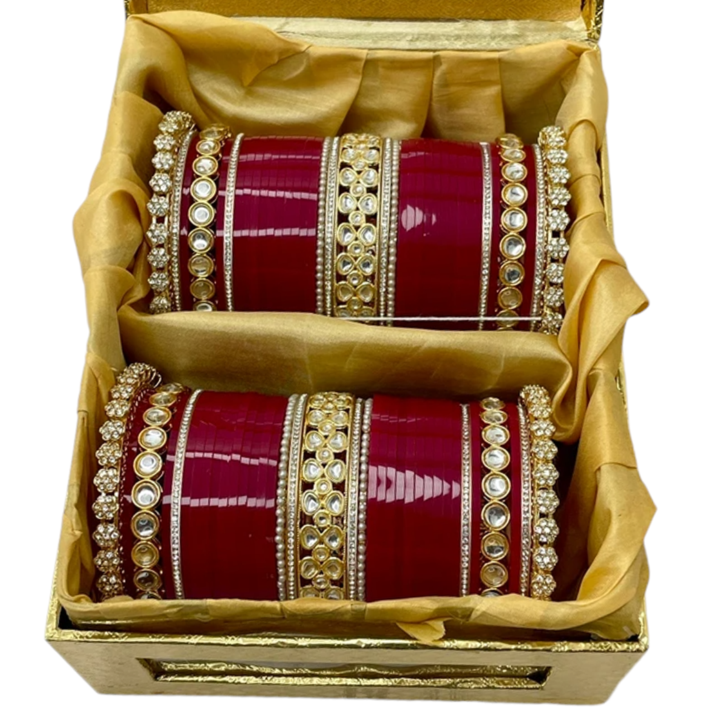 Garnisha Kundan Chuda Set