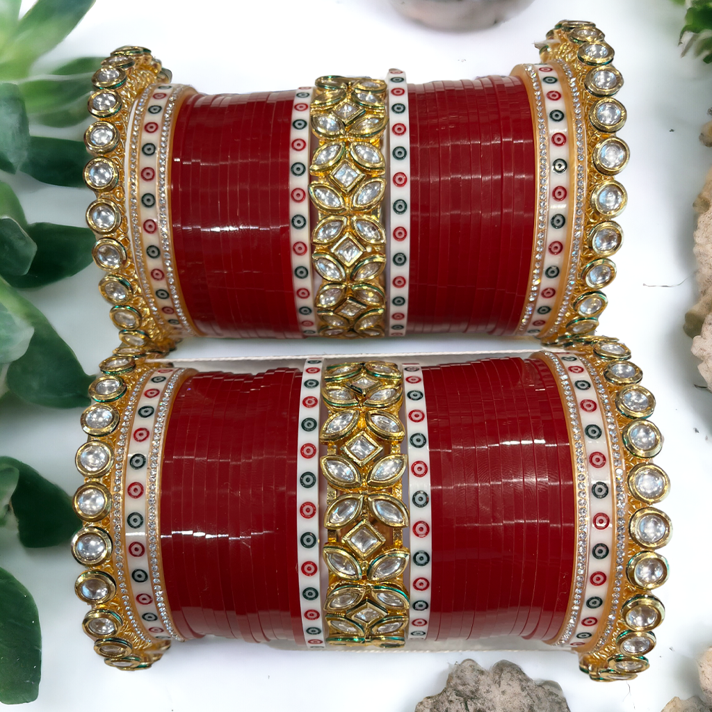 Kundan Bridal Chuda Set