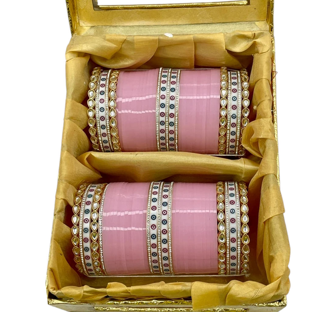 Garnisha kundan Chuda Set