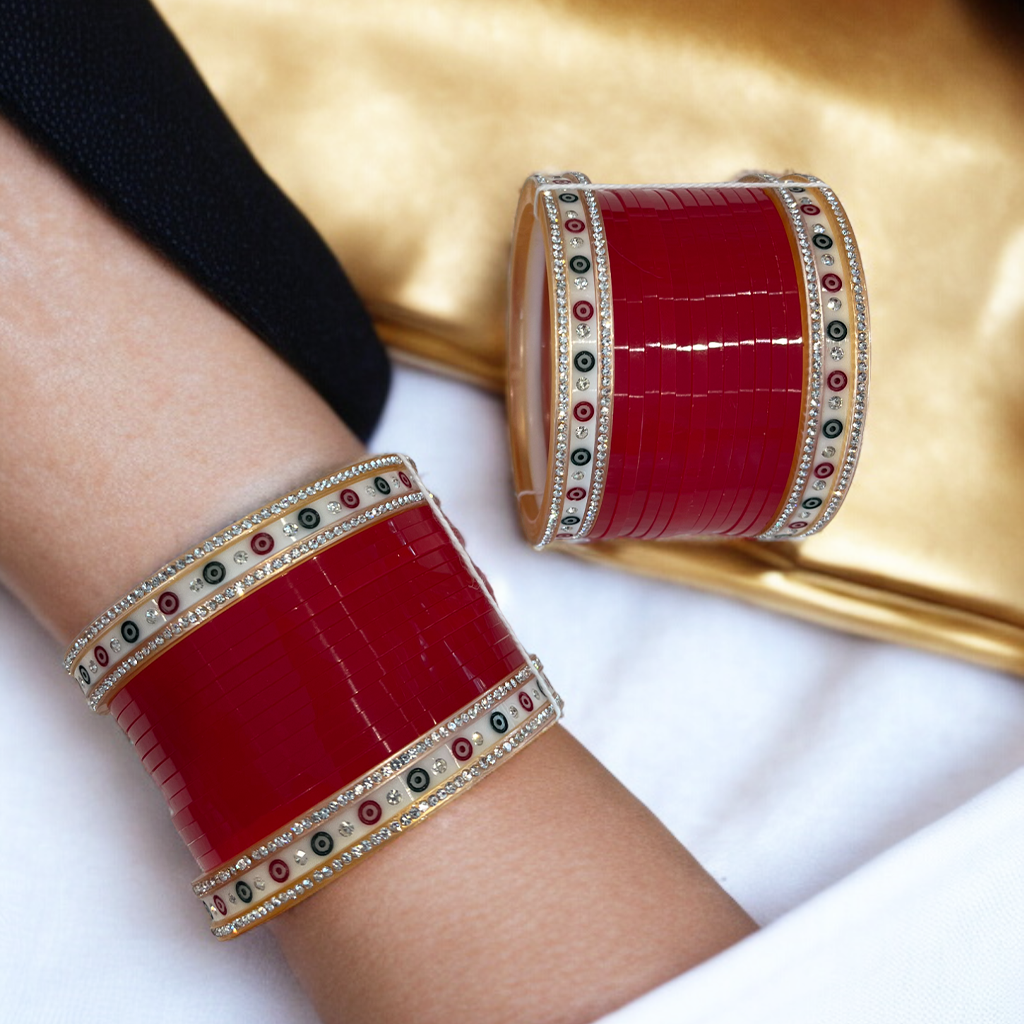 Simaran Red Chuda
