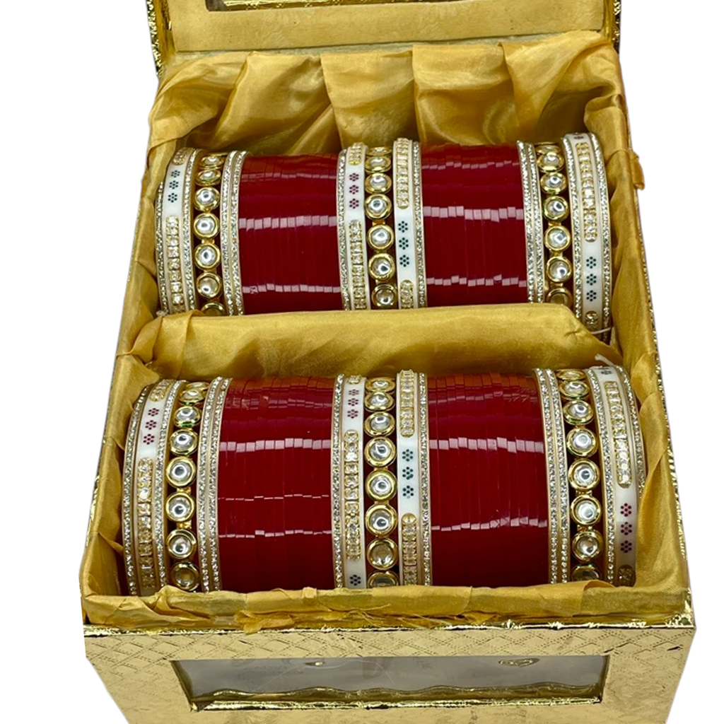 Garnisha Kundan Chuda Set