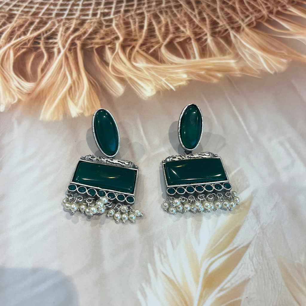Garnisha Sliver Replica Earrings