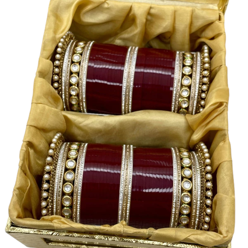 Garnisha Kundan Chuda Set