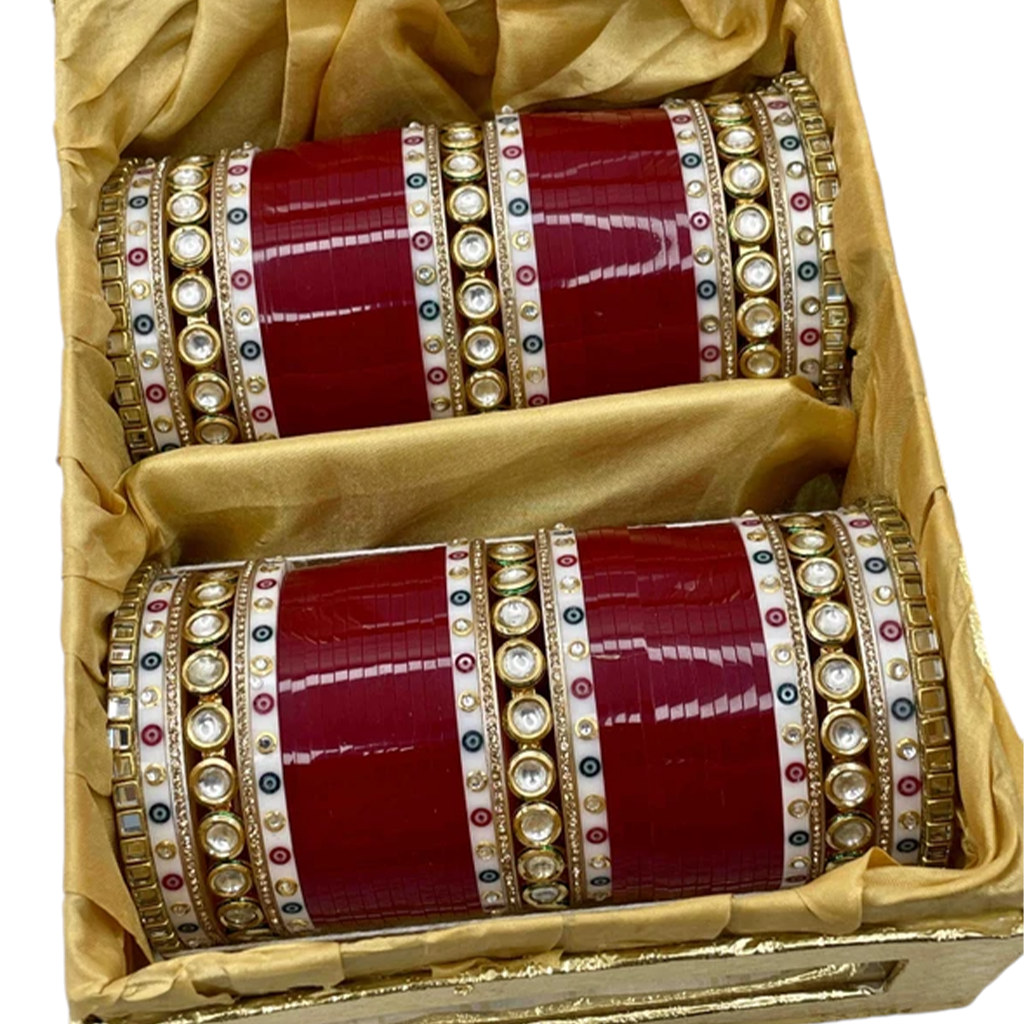 Garnisha Kundan Chuda Set