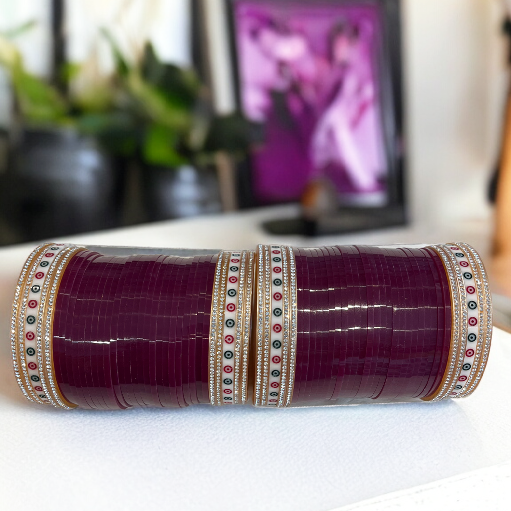 Simaran Purple Chuda