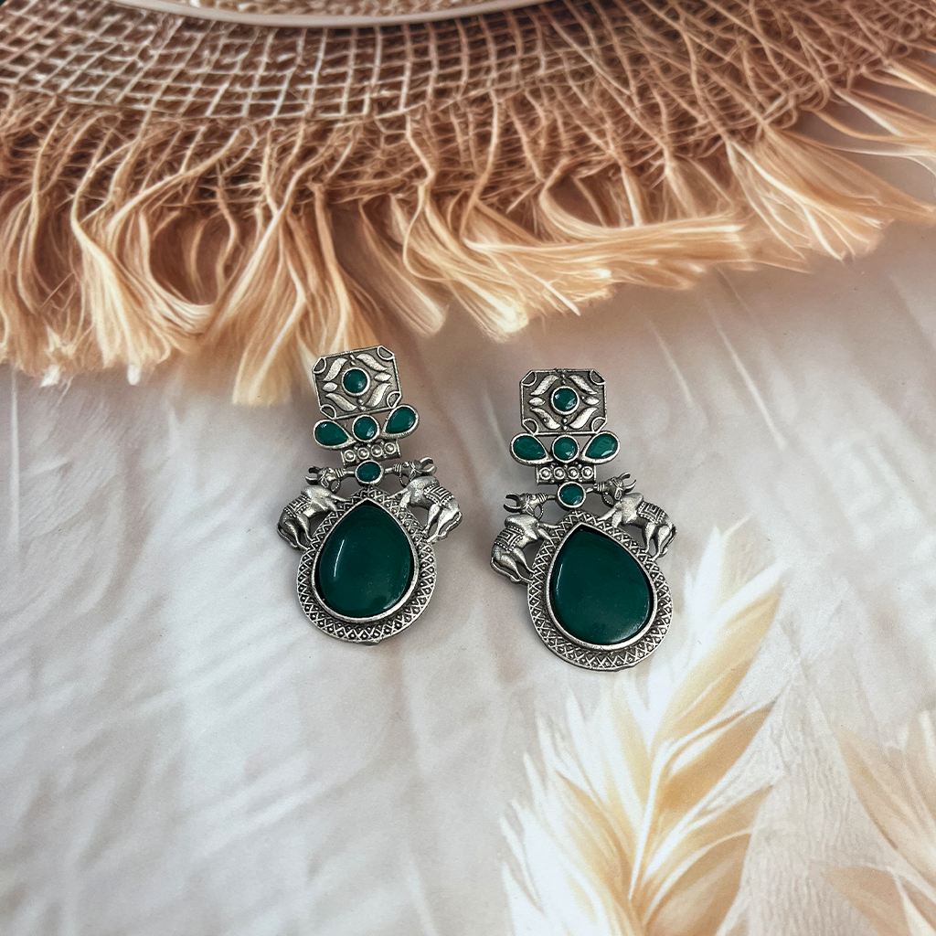 Blue Sliver Replica Earrings