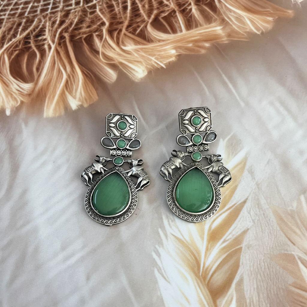 Blue Sliver Replica Earrings