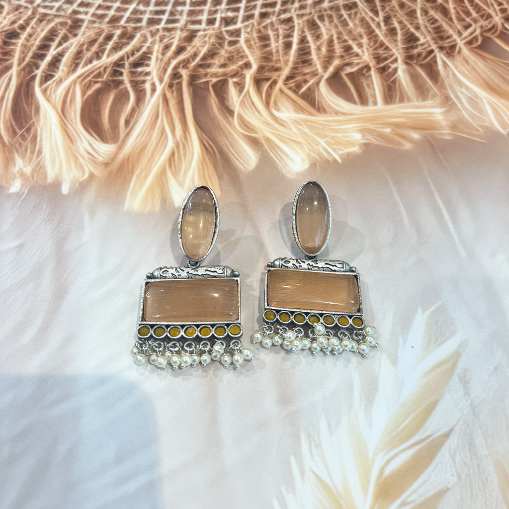 Garnisha Sliver Replica Earrings