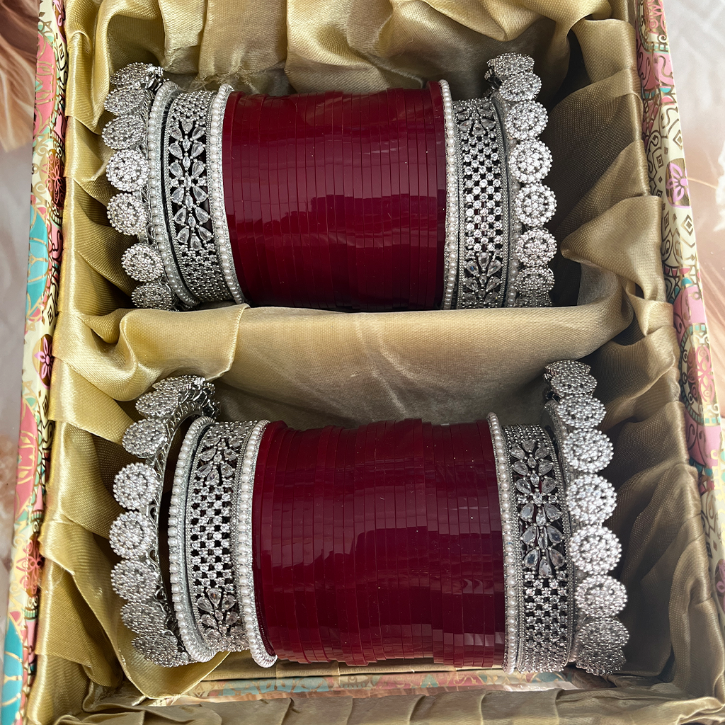 Garnisha AD Bridal Chuda Set