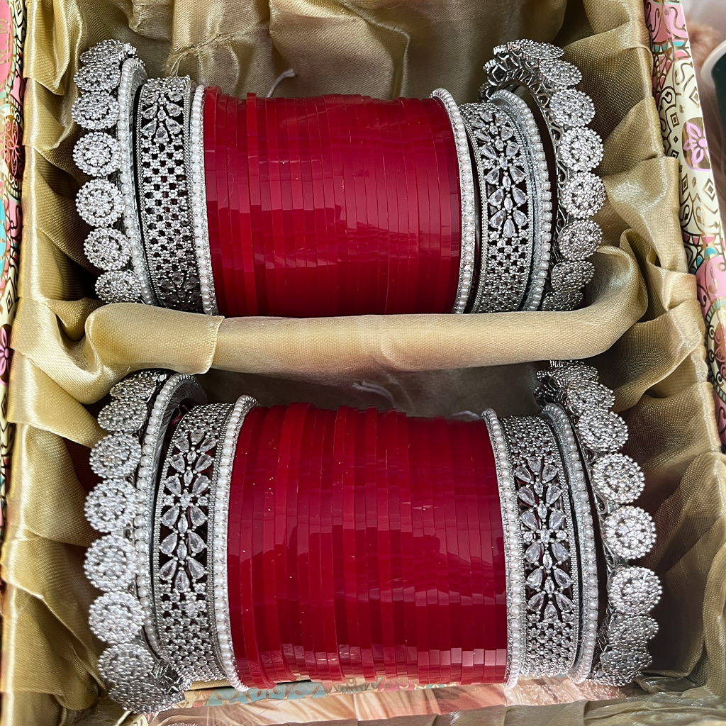 Garnisha AD Bridal Chuda Set