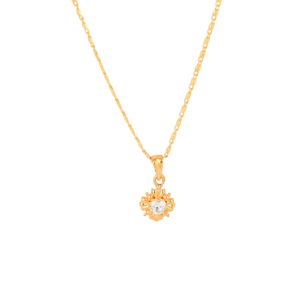 Hibiscus Chain Pendant Set