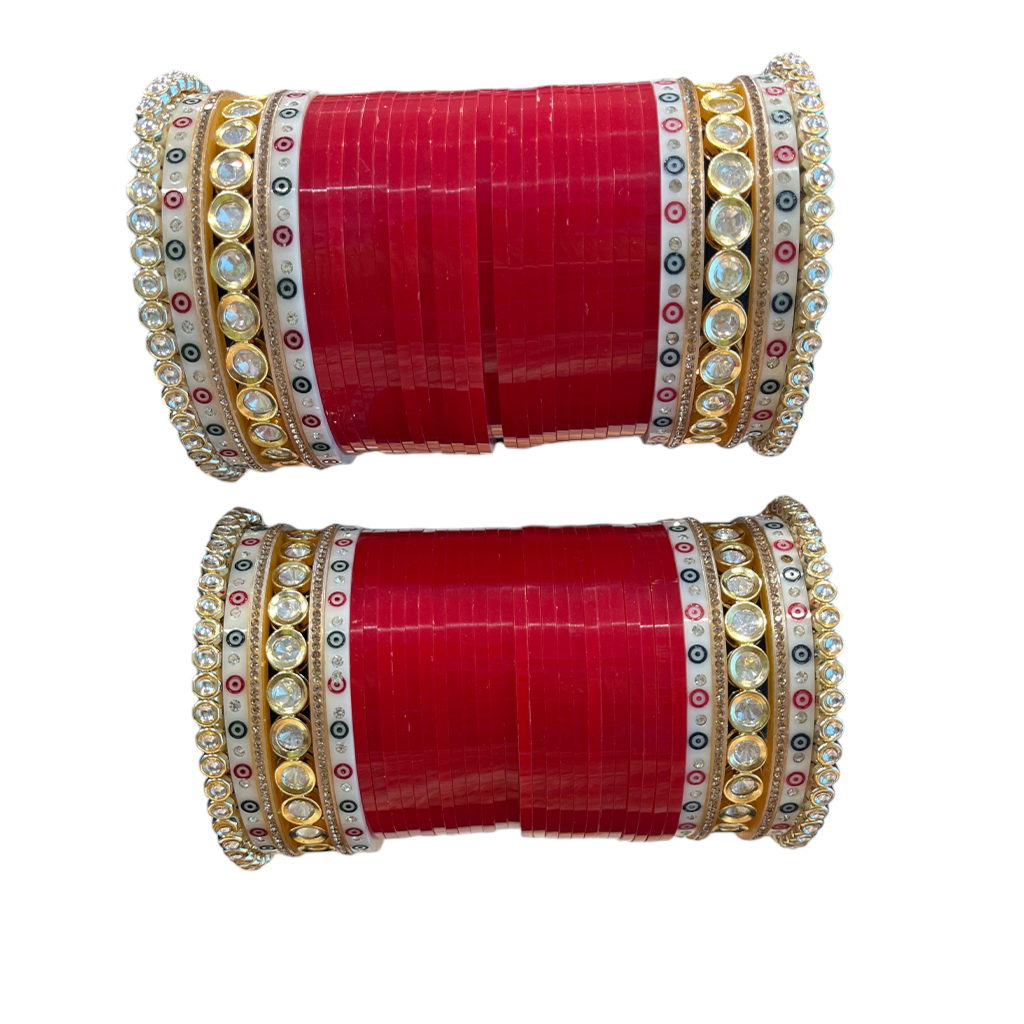 Garnisha Kundan Bridal Chuda Set