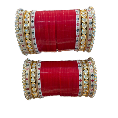 Garnisha Kundan Bridal Chuda Set