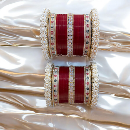 Garnisha AD Bridal Chuda Set