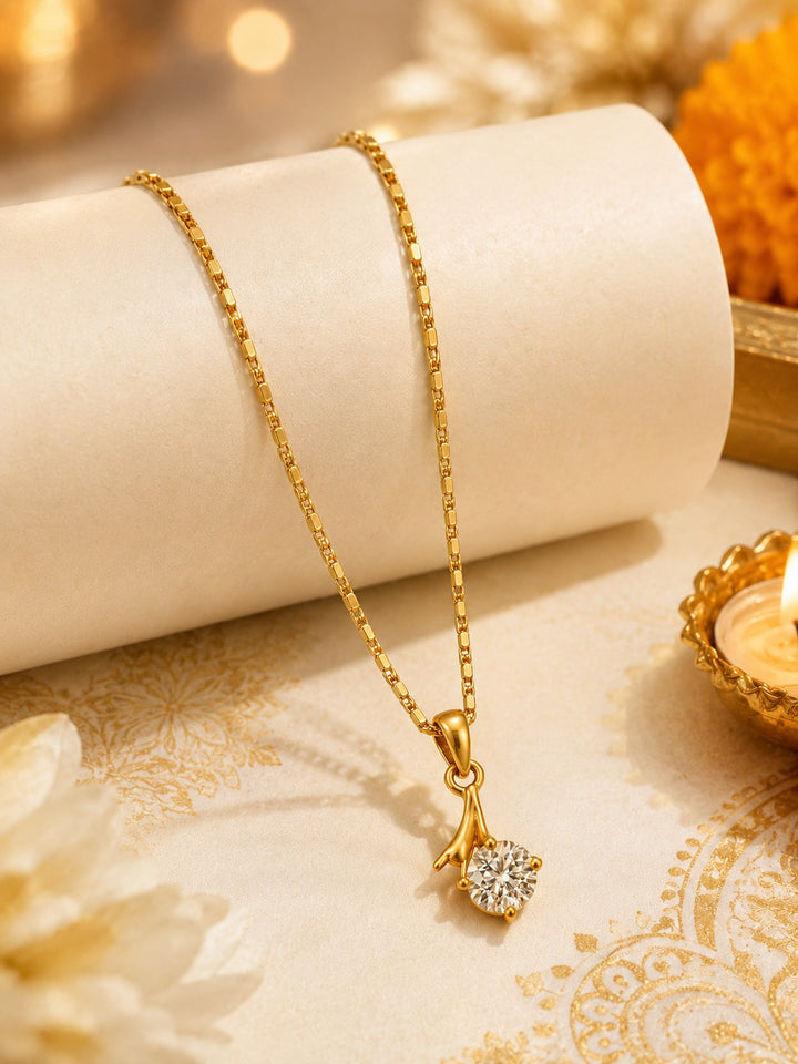 Hand Drop Chain Pendant Set