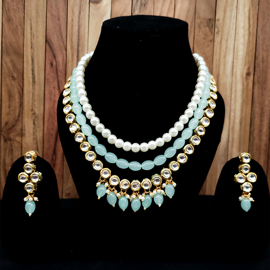 Peral Layered Necklace set