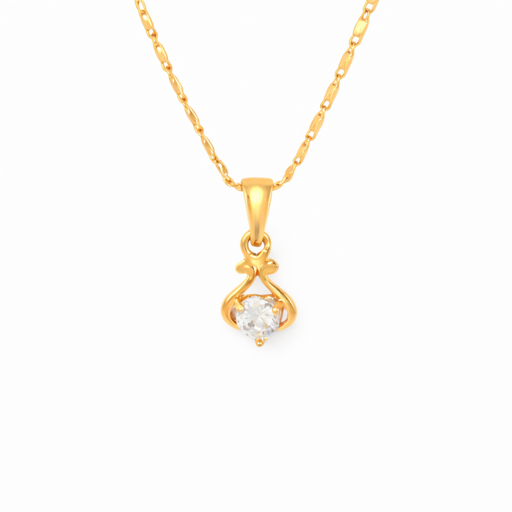 Tear Drop Chain Pendant Set