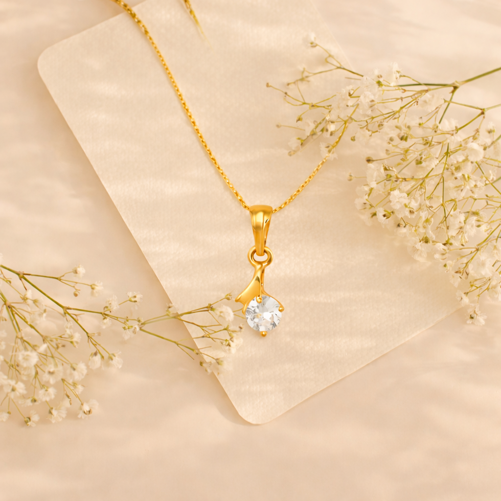 Hand Drop Chain Pendant Set