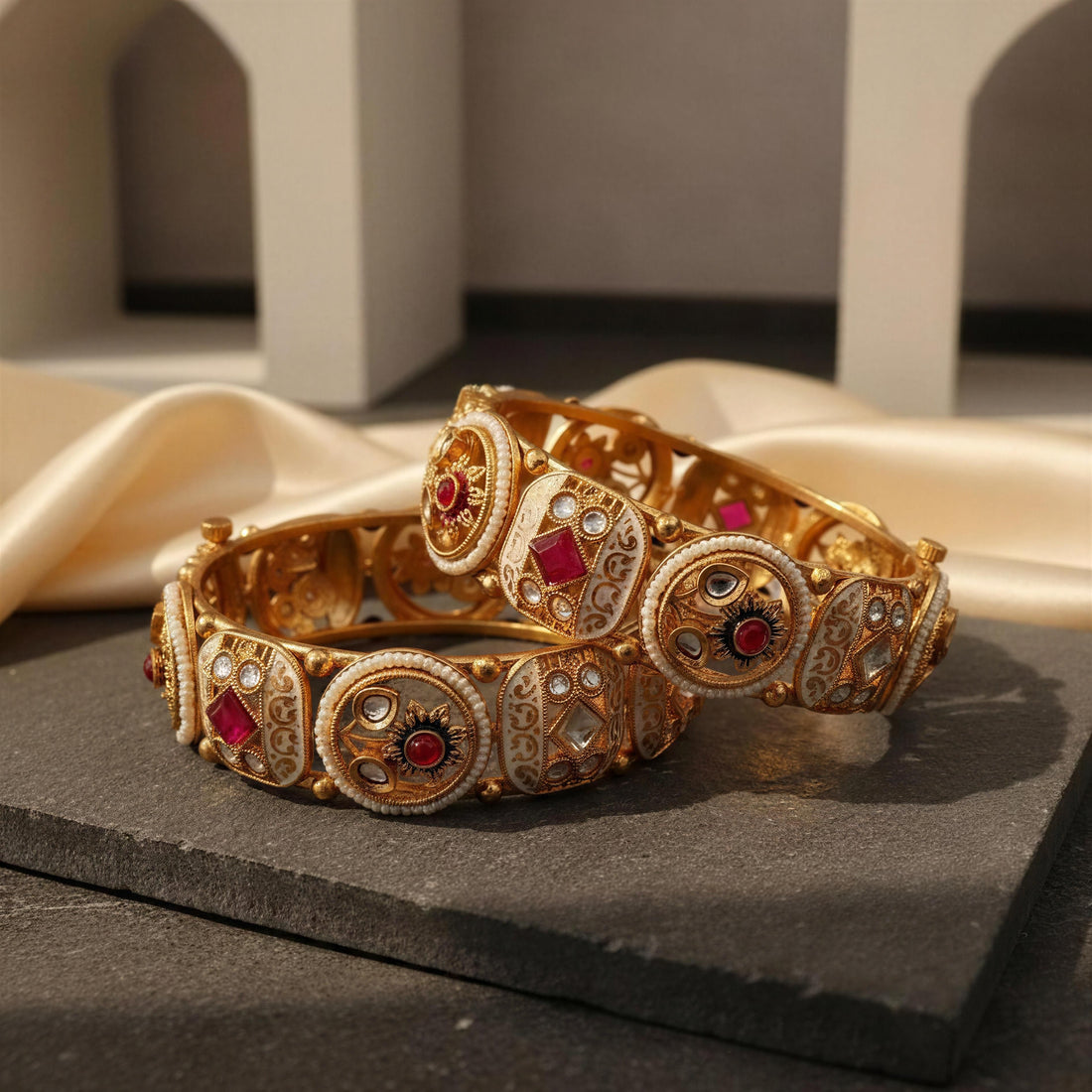 Rajvanshi Noor Kada (Set of 2)