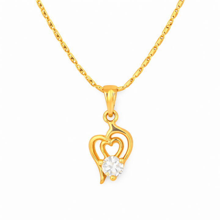 Trisool Shape Chain Pendant Set