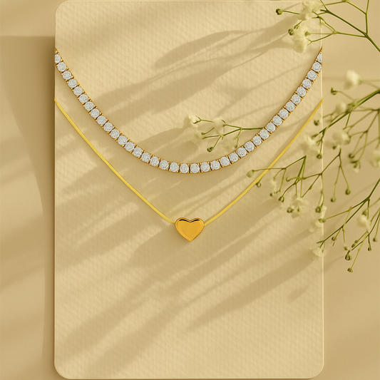 Eternal Heart Duo Necklace