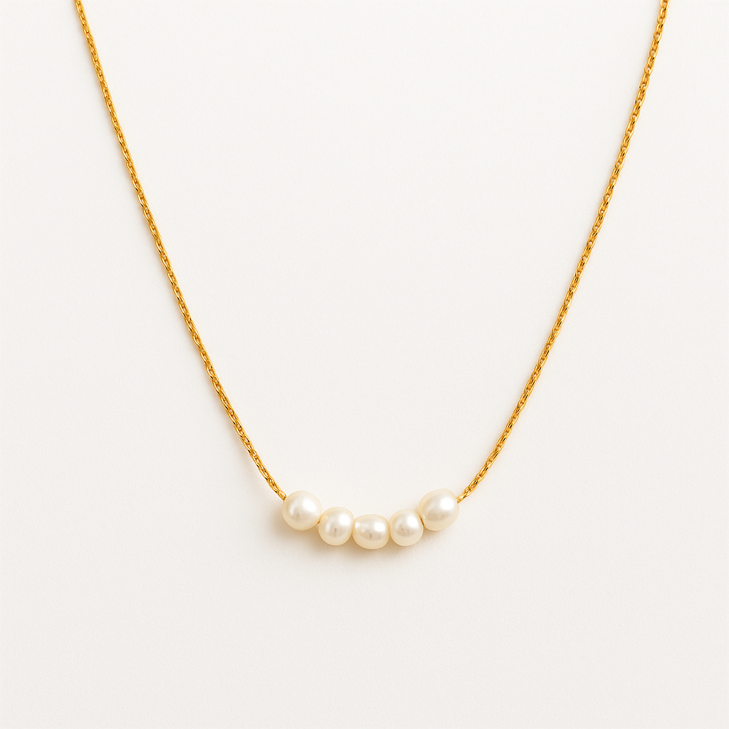Five Pearls of Grace Necklace
