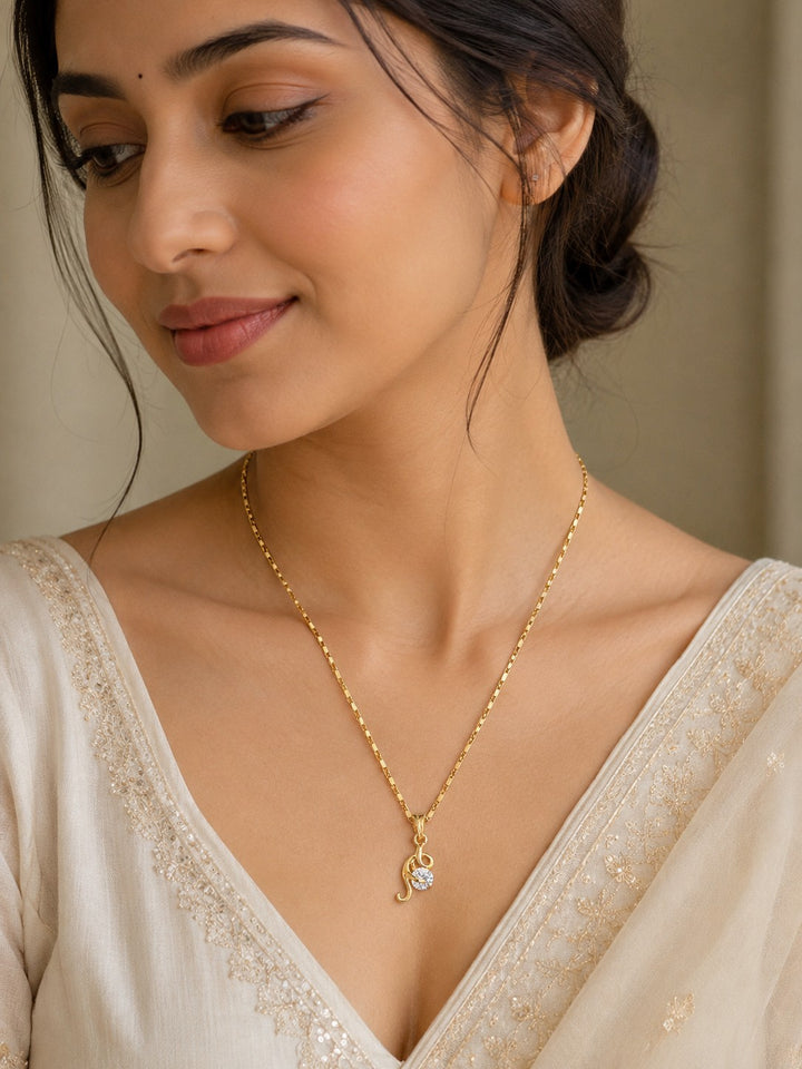 Angle Wings Chain Pendant Set