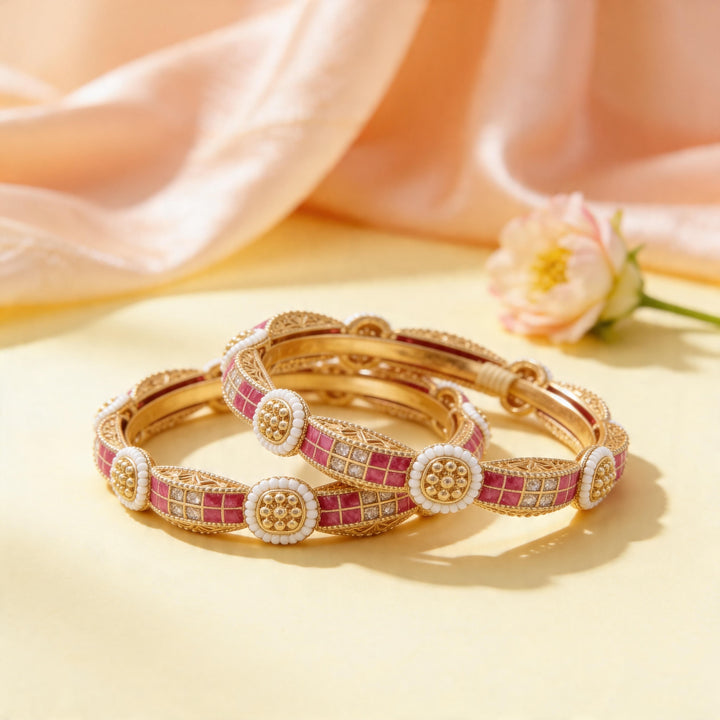 Phulkari Noor Kada (Set of 2)