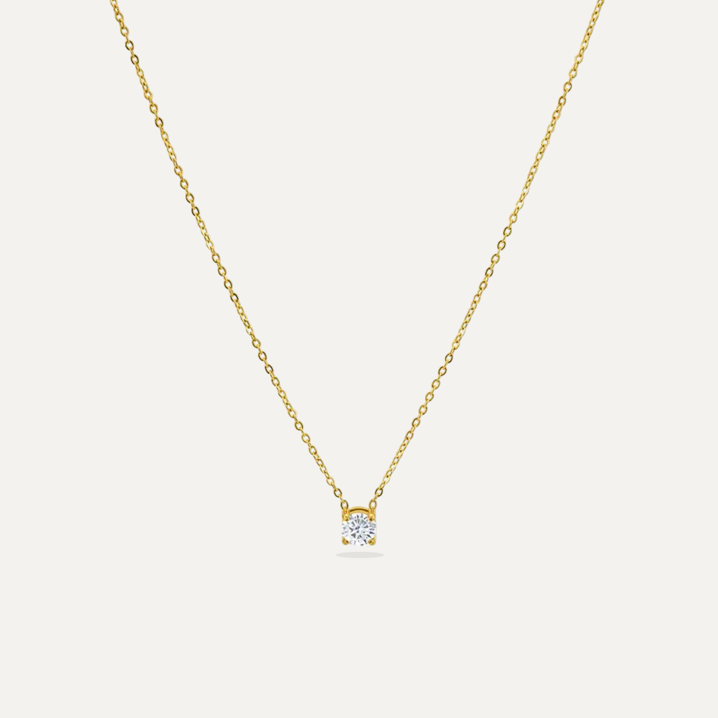 Minimalist Diamond Sparkle Necklace