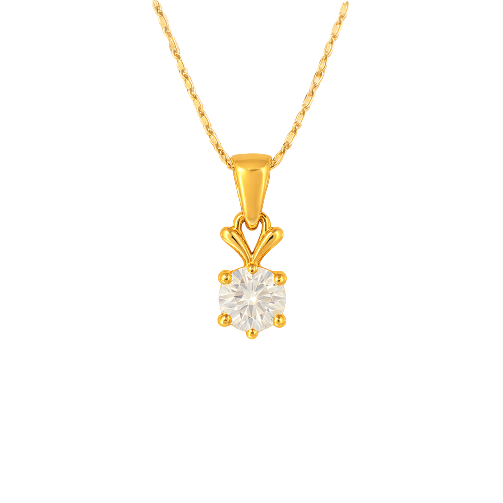 Round Shape Chain Pendant Set