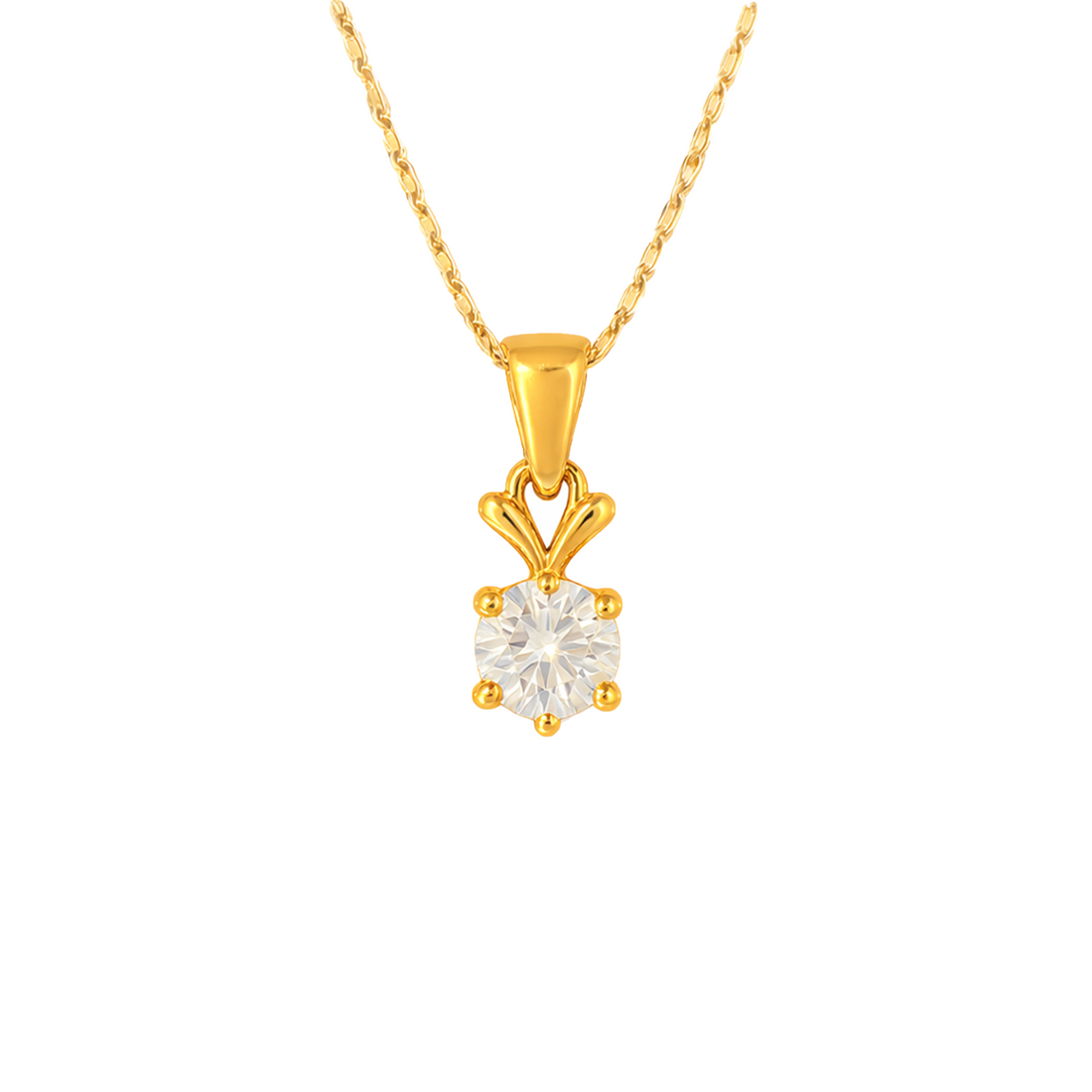 Round Shape Chain Pendant Set
