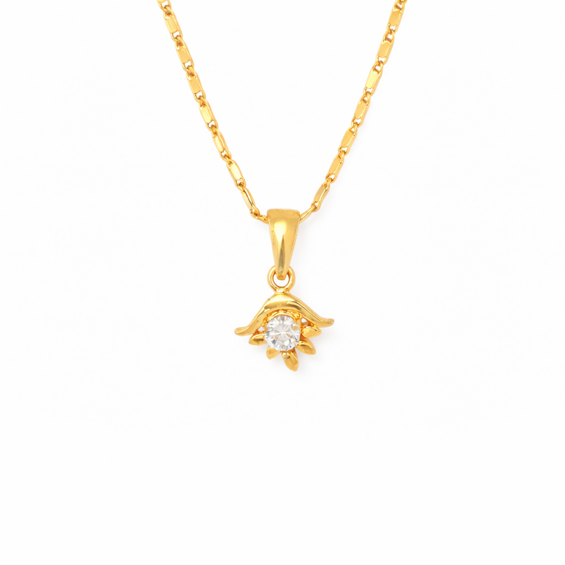 U Flower Chain Pendant Set
