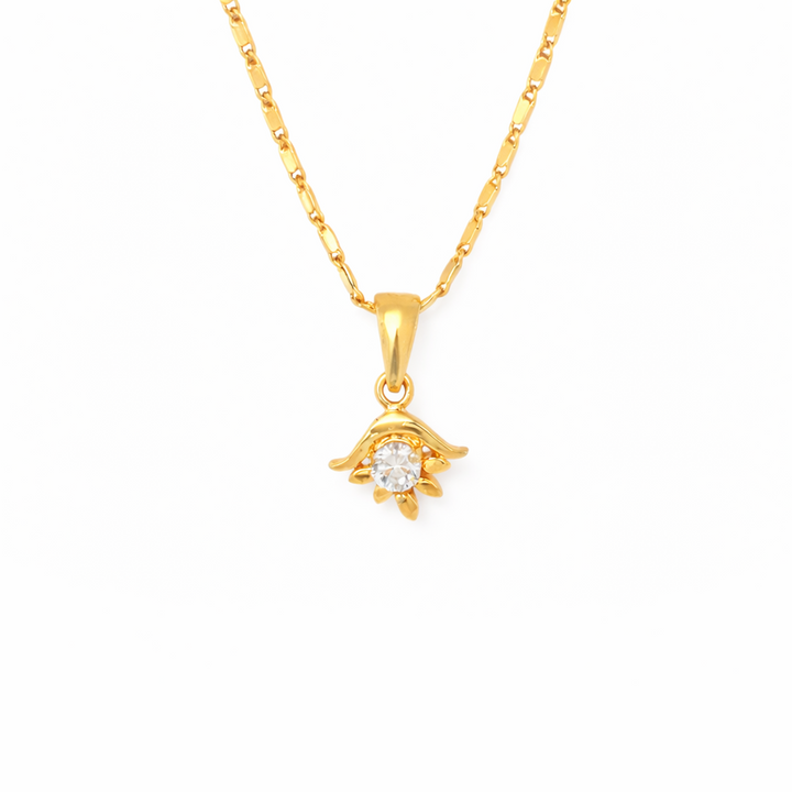 U Flower Chain Pendant Set