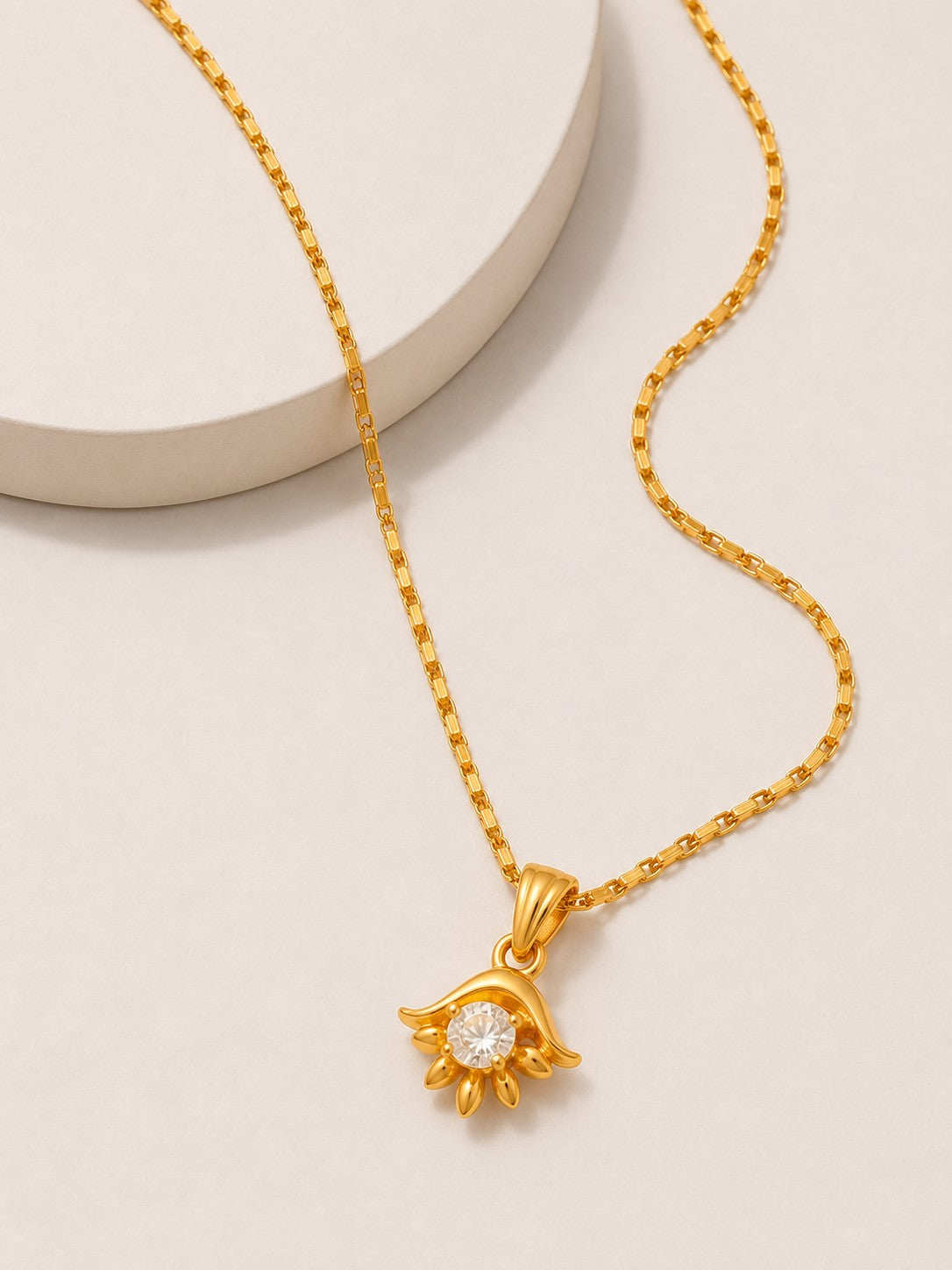 U Flower Chain Pendant Set