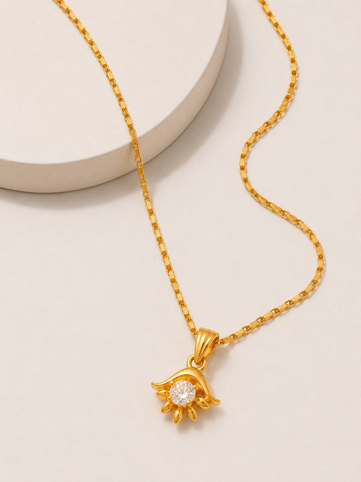 U Flower Chain Pendant Set