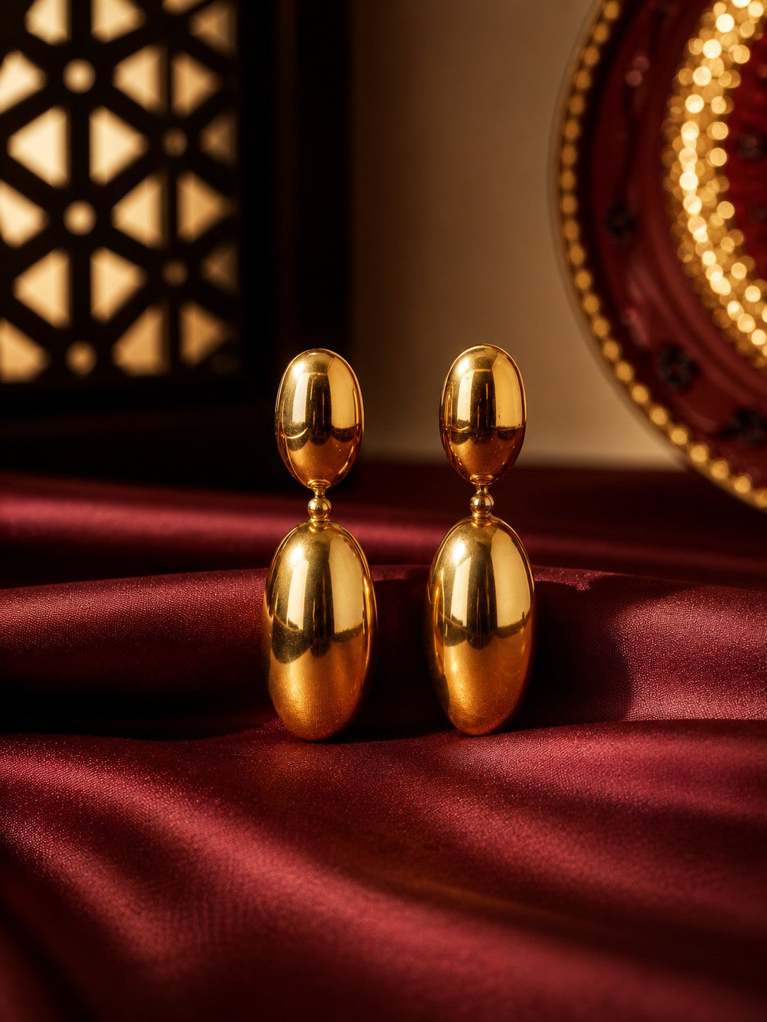 Double Oval Earring