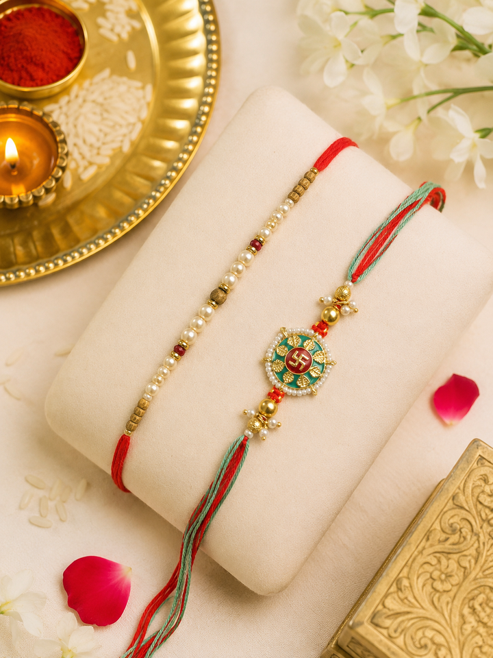 Thread Rakhi Pack of 2