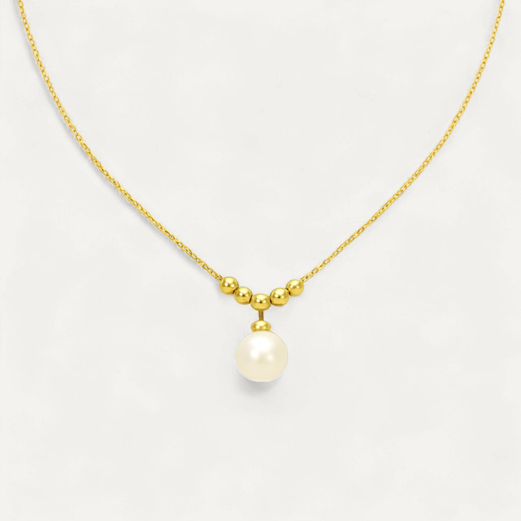 Elegold Pearl Necklace