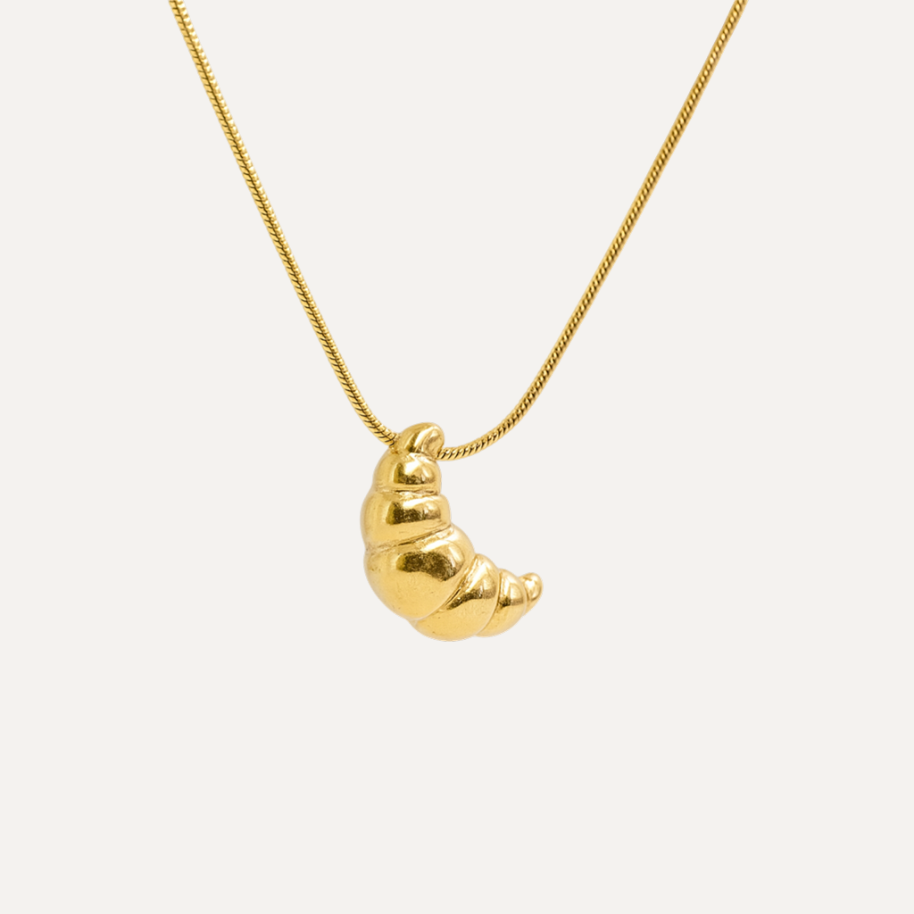 Croissant Charm Necklace
